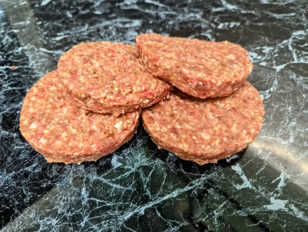 Homemade Lamb and Mint Burgers (140g - 160g)