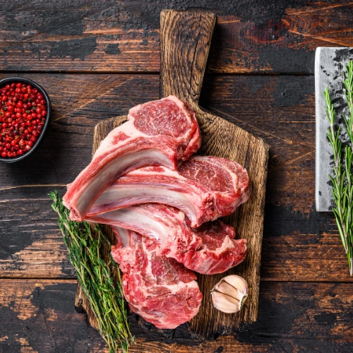 Lamb Chops and Steaks image