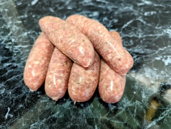 Homemade Pork and Sage Sausages (pack of 6, approx 400g)